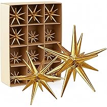 クリスマスツリー オーナメント ベツレヘムの星 7cm×12個入 ゴールド クリスマスツリー オーナメント ベツレヘムの星 7cm×12個入 ゴールド